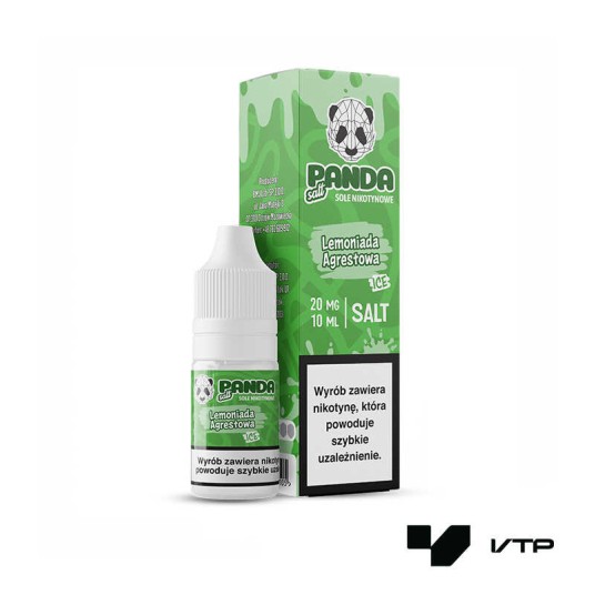 **Liquid Panda Salt - Lemoniada Agrestowa ICE 10ml -zdjęcie numer 1