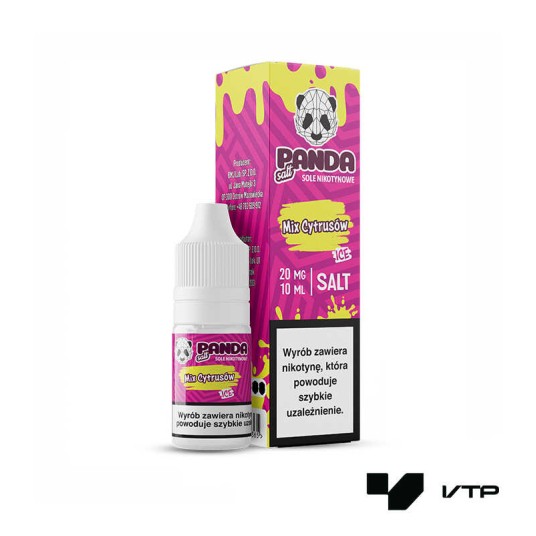 **Liquid Panda Salt - Mix Cytrusów ICE 10ml 20mg -zdjęcie numer 1