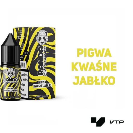*LIQUID PANDA SALT - PIGWA x JABŁKO 10ML 20MG -zdjęcie numer 2
