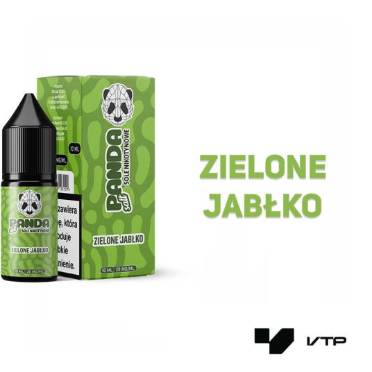 *LIQUID PANDA SALT - ZIELONE JABŁKO 10ML 20MG -zdjęcie numer 2