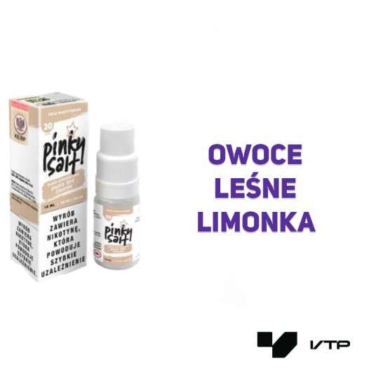 *Liquid Pinky Salt - Owoce Lasu Limonka 10ML -zdjęcie numer 2