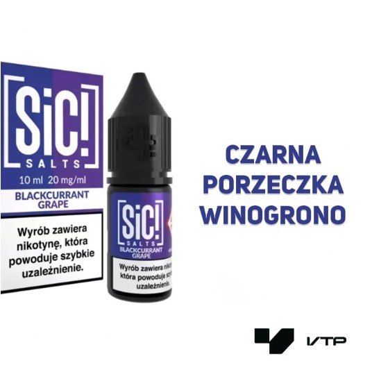 **Liquid Sic! - Blackcurrant Grape 10ML 20MG -zdjęcie numer 2