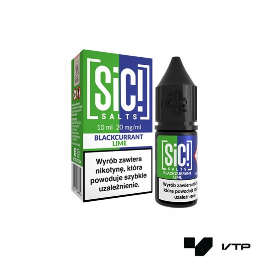 *Liquid Sic! - Blackcurrant Lime 10ML 20MG -zdjęcie numer 1