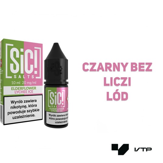 **Liquid Sic! - Elderflower Lychee Ice 10ML 20MG -zdjęcie numer 2