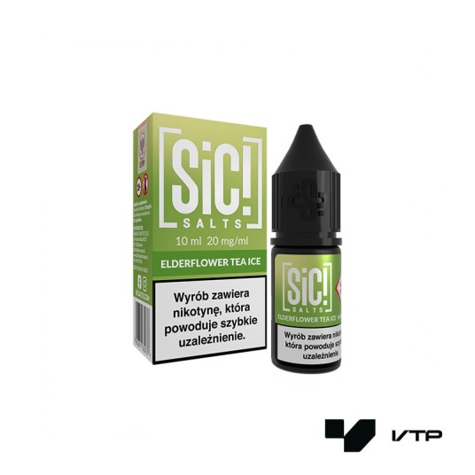 *Liquid Sic! - Elderflower Tea Ice 10ML 20MG -zdjęcie numer 1