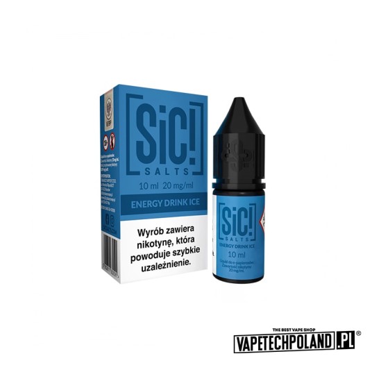 *Liquid Sic! - Energy Drink Ice 10ML 20MG -zdjęcie numer 1