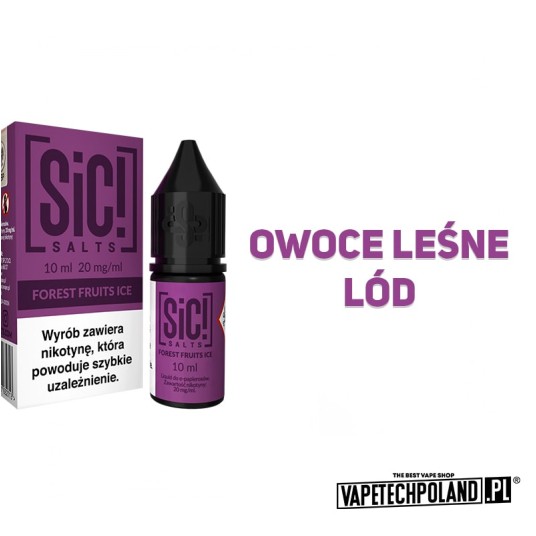 *Liquid Sic! - Forest Fruist Ice 10ML 20MG -zdjęcie numer 2