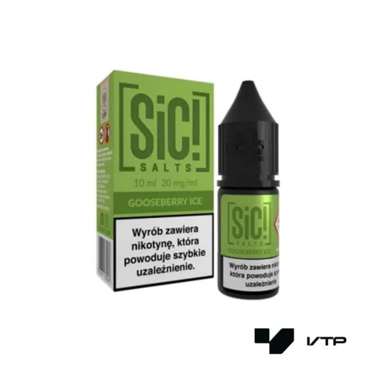 *Liquid Sic! - Gooseberry Ice 10ML 20MG -zdjęcie numer 1