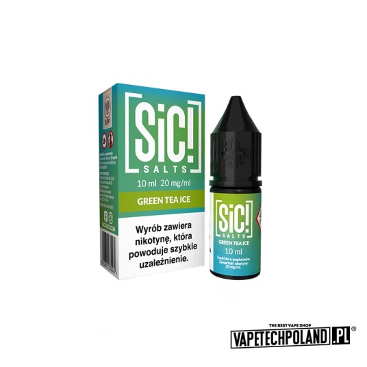 *Liquid Sic! - Green Tea Ice 10ML 20MG -zdjęcie numer 1