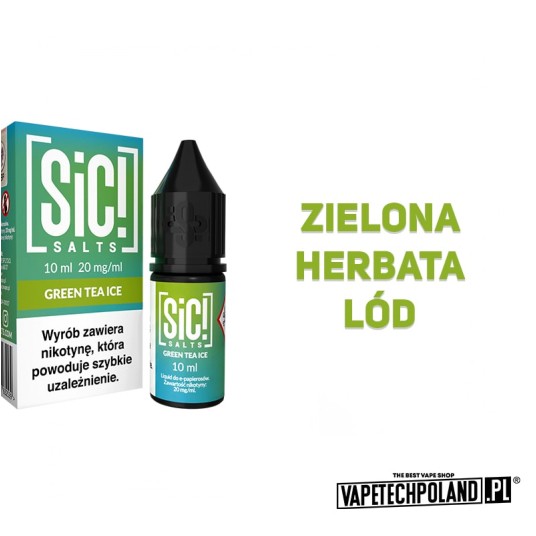 **Liquid Sic! - Green Tea Ice 10ML 20MG -zdjęcie numer 2