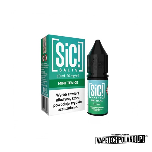*Liquid Sic! - Mint Tea Ice 10ML 20MG -zdjęcie numer 1