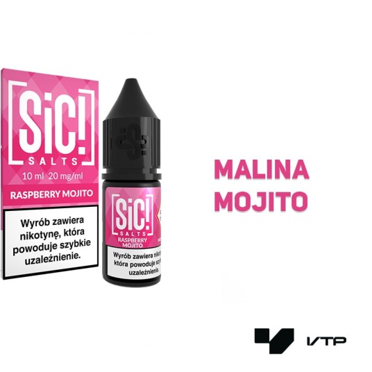 *Liquid Sic! - Raspberry Mojito 10ML 20MG -zdjęcie numer 2