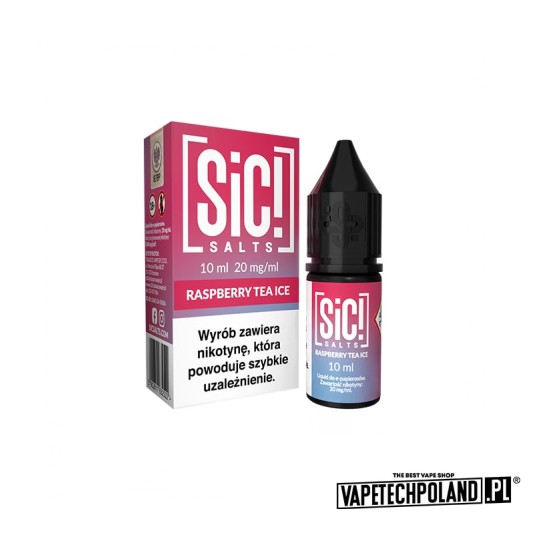 *Liquid Sic! - Raspberry Tea Ice 10ML 20MG -zdjęcie numer 1