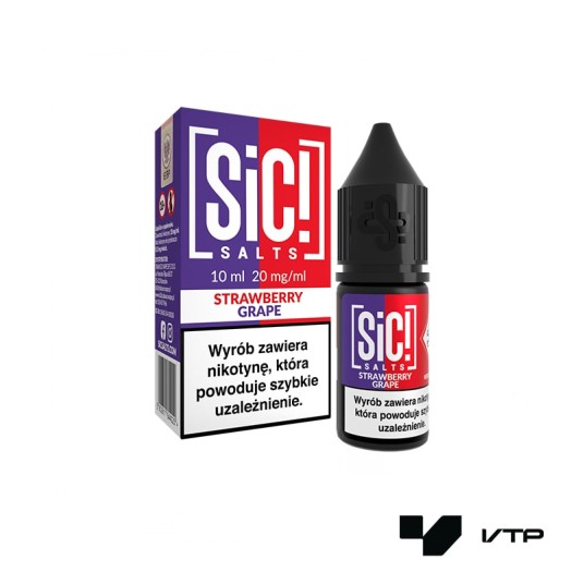*Liquid Sic! - Strawberry Grape 10ML 20MG -zdjęcie numer 1