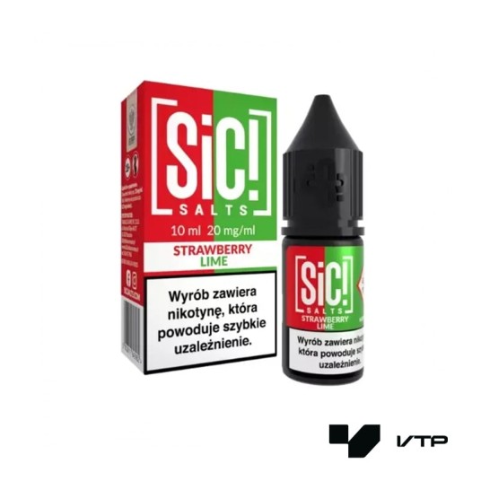 *Liquid Sic! - Strawberry Lime 10ML 20MG -zdjęcie numer 1
