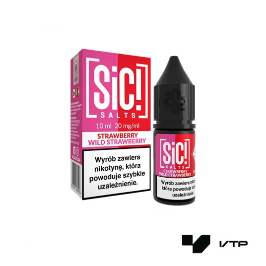 *Liquid Sic! - Strawberry Wild Strawberr 10ML 20MG -zdjęcie numer 1