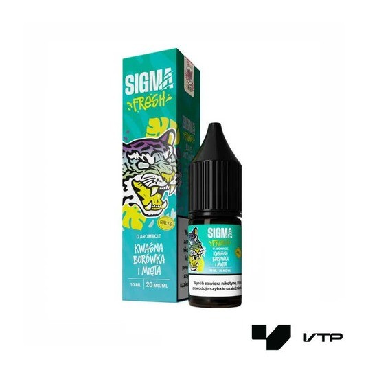 **LIQUID SIGMA FRESH - KWAŚNA BORÓWKA I MIĘTA -zdjęcie numer 1