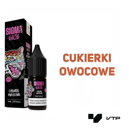 LIQUID SIGMA SALT - CUKIERKI OWOCOWE 20MG -zdjęcie numer 2