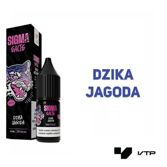 **LIQUID SIGMA SALT - DZIKA JAGODA 20MG -zdjęcie numer 2