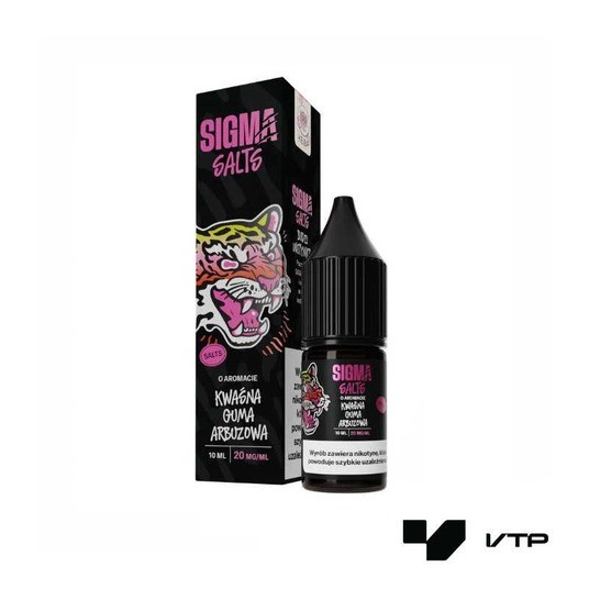 **LIQUID SIGMA SALT - KWAŚNA GUMA ARBUZOWA 20MG -zdjęcie numer 1