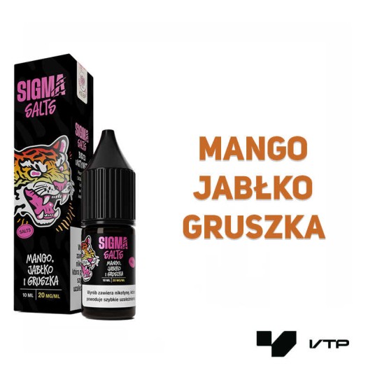 LIQUID SIGMA SALT - MANGO JABŁKO GRUSZKA 20MG -zdjęcie numer 2