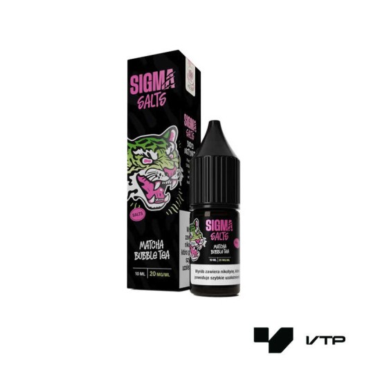 **LIQUID SIGMA SALT - MATCHA BUBBLE TEA 20MG -zdjęcie numer 1