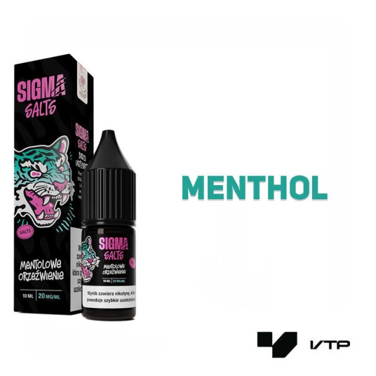 LIQUID SIGMA SALT - MENTOLOWE ORZEŹWIENIE 20MG -zdjęcie numer 2