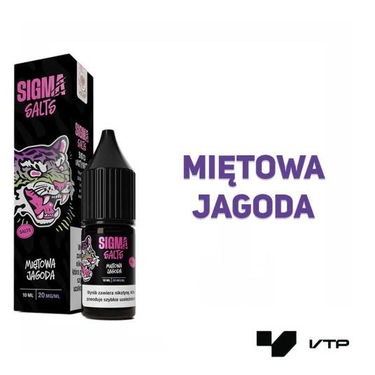 **LIQUID SIGMA SALT - MIĘTOWA JAGODA 20MG -zdjęcie numer 2