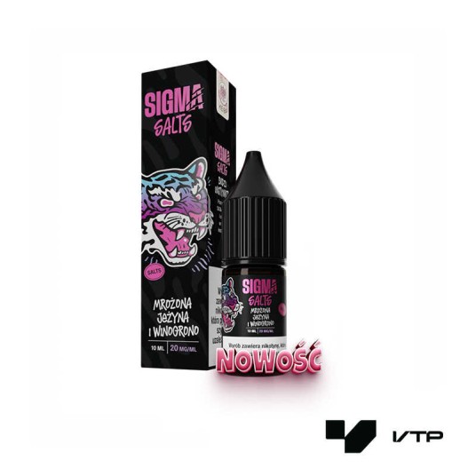 **LIQUID SIGMA SALT - MROŻONA JEŻYNA WINOGRONO -zdjęcie numer 1