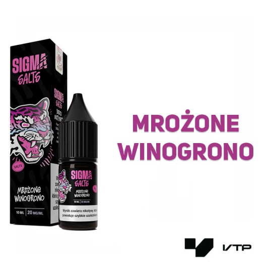 LIQUID SIGMA SALT - MROŻONE WINOGRONO 20MG -zdjęcie numer 2