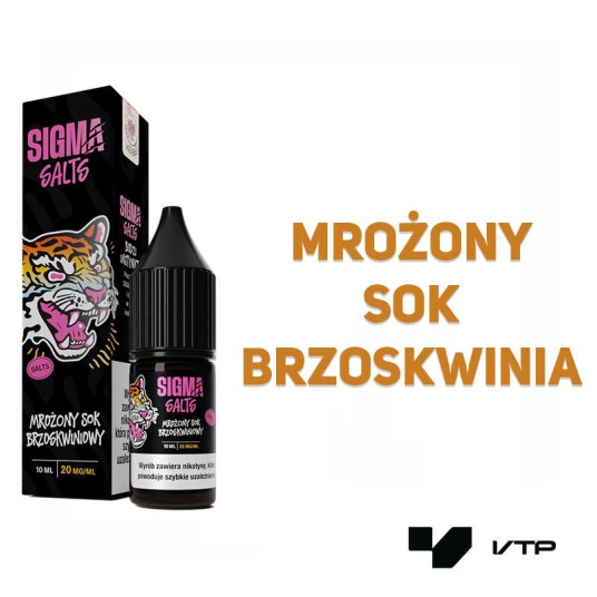 **LIQUID SIGMA SALT - MROŻONY SOK BRZOSKWINIOWY -zdjęcie numer 2