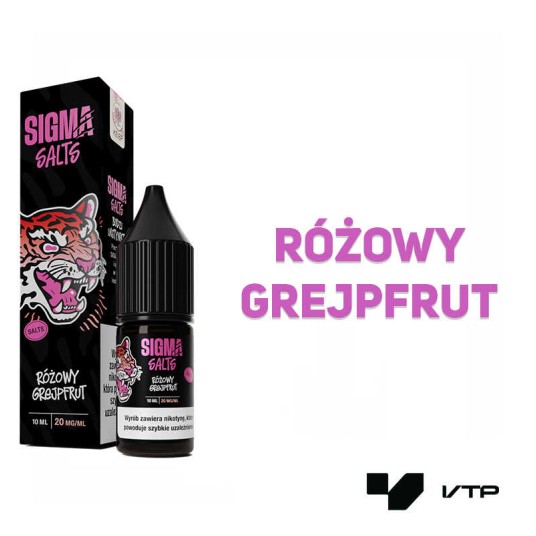 LIQUID SIGMA SALT - RÓŻOWY GREJPFRUT 20MG -zdjęcie numer 2