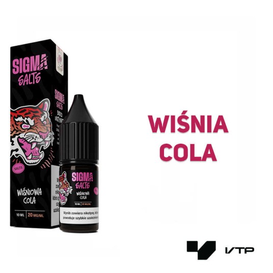 *LIQUID SIGMA SALT - WIŚNIOWA COLA 20MG -zdjęcie numer 2