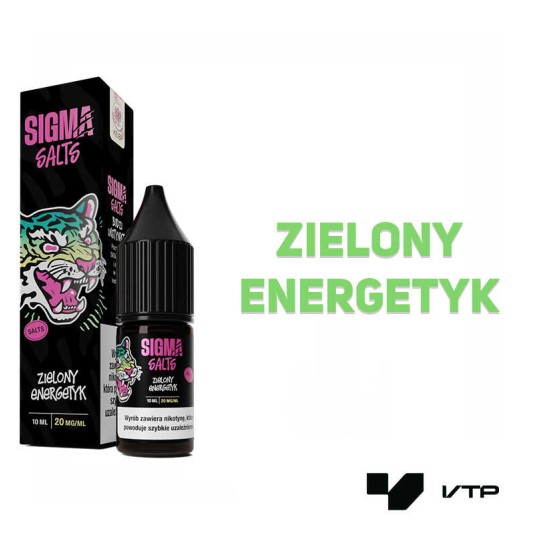 LIQUID SIGMA SALT - ZIELONY ENERGETYK 20MG -zdjęcie numer 2
