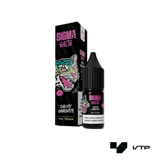 **LIQUID SIGMA SALT - ZIELONY ENERGETYK 20MG -zdjęcie numer 1