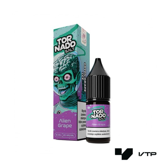 *Liquid Tornado Salt - Alien Grape 20mg -zdjęcie numer 1