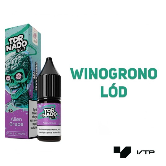 *Liquid Tornado Salt - Alien Grape 20mg -zdjęcie numer 2