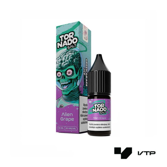 **Liquid Tornado Salt - Alien Grape 20mg -zdjęcie numer 1