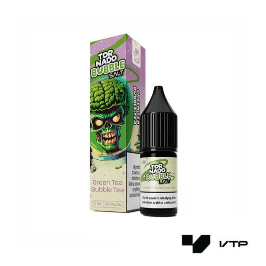 **Liquid Tornado Salt - Green Tea Bubble Tea 20mg -zdjęcie numer 1