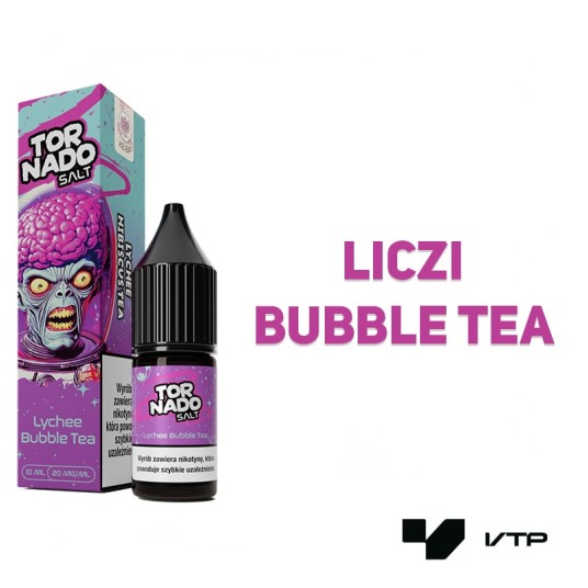 *Liquid Tornado Salt - Lychee Bubble Tea 20mg -zdjęcie numer 2