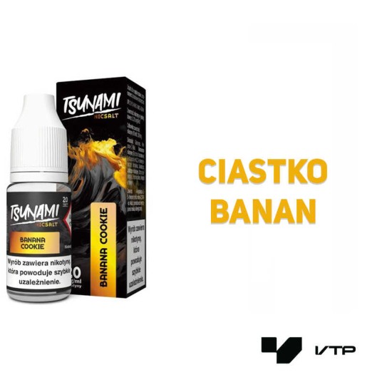 *Liquid Tsunami Salt - Banana Cookie 10ML 20MG -zdjęcie numer 2