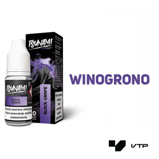 *Liquid Tsunami Salt - Black Grape 10ML 20MG -zdjęcie numer 2