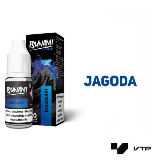 *Liquid Tsunami Salt - Blueberry 10ML 20MG -zdjęcie numer 2