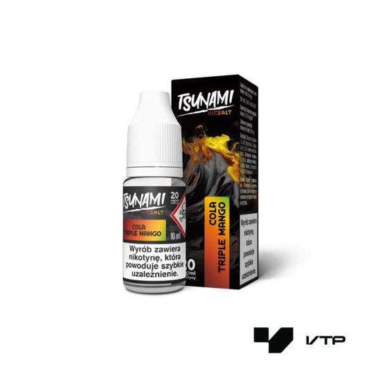 *Liquid Tsunami Salt - Cola Triple Mango 10ML 20MG -zdjęcie numer 1