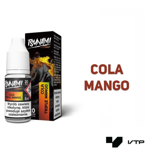 *Liquid Tsunami Salt - Cola Triple Mango 10ML 20MG -zdjęcie numer 2