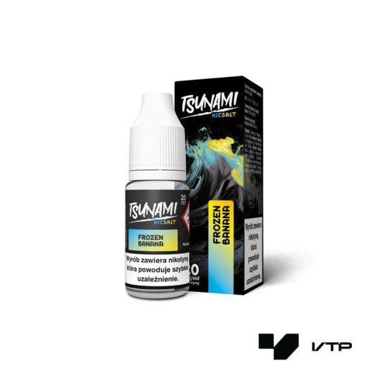 *Liquid Tsunami Salt - Frozen Banana 10ML 20MG -zdjęcie numer 1