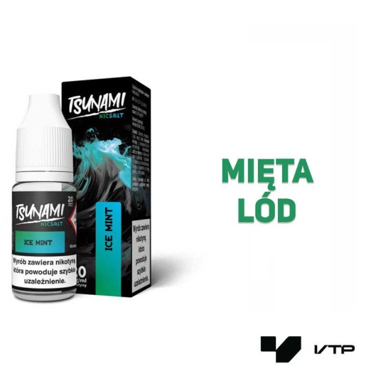 *Liquid Tsunami Salt - Ice Mint 10ML 20MG -zdjęcie numer 2