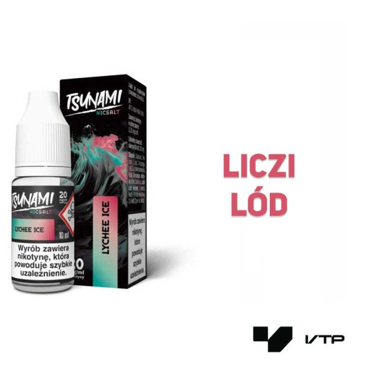 *Liquid Tsunami Salt - Lychee Ice 10ML 20MG -zdjęcie numer 2