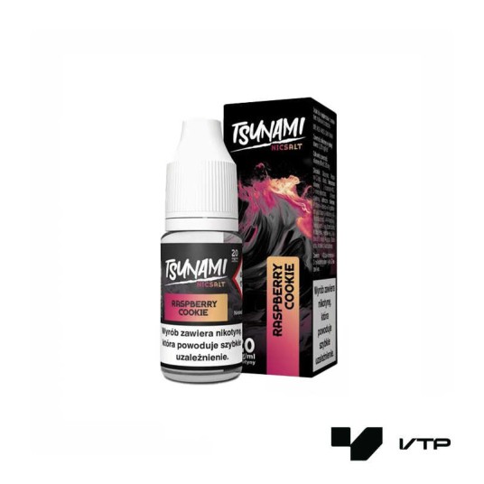 *Liquid Tsunami Salt - Raspberry Cookie 10ML 20MG -zdjęcie numer 1