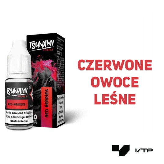 *Liquid Tsunami Salt - Red Berries 10ML 20MG -zdjęcie numer 2